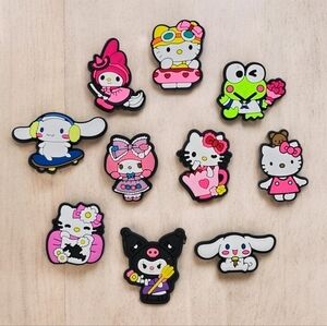 🆕️ NEW‎ Hello Kitty Shoe Charms - 10 Piece Set